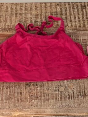 Fuchsia Pink Seamless Bralette Top